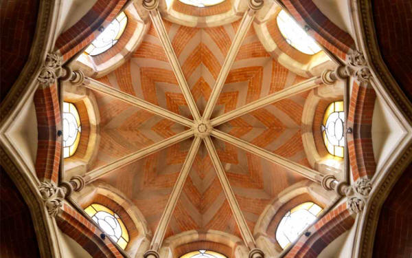 Underside of dome