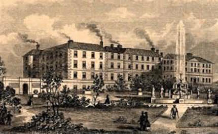 The Newcastle-upon-Tyne Royal Infirmary, 1855