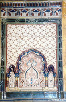 Tiles at Nevill's New Broad Street baths