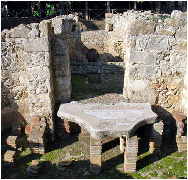 Roman baths: Piazza Armerina, Sicily 