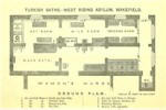 Plan of the Turkish bath at Wakefield asylum