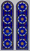 Stained glass panes