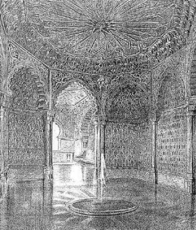Inside the Turkish bath at Averty Hill