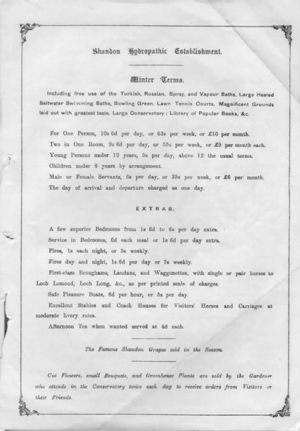 Page 3 of a winter circular from the late 1800s