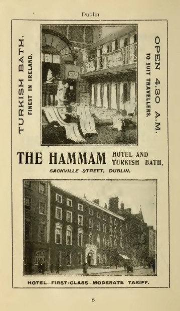 Advertisement for the Hammam