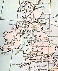 Linked map of C19 UK of Britain and Ireland