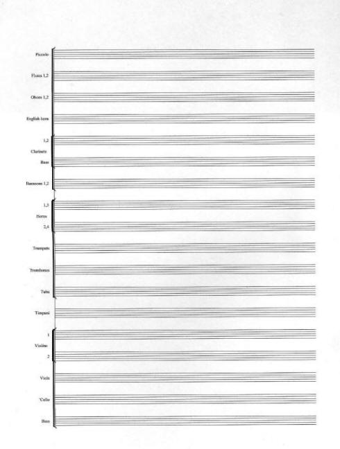 John Cage score excerpt